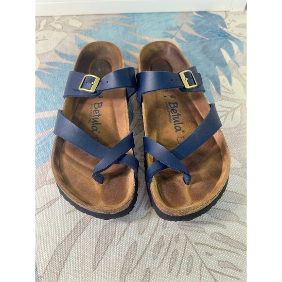 Birkenstock Sandals Cushioned Footbed Size 8-8.5 - Picture 1 of 12